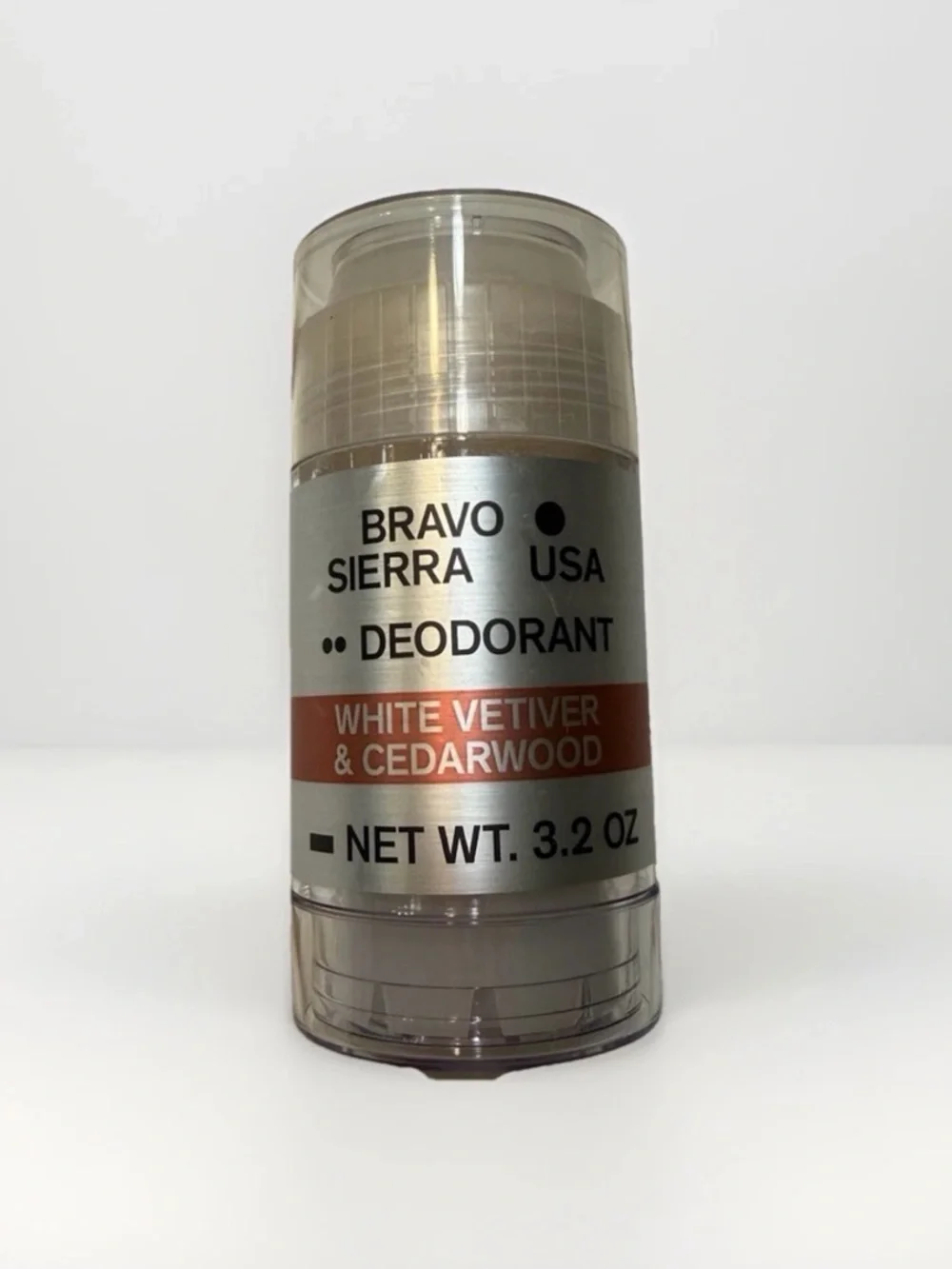 Bravo Sierra Aluminum Free Deodorant White Vetiver & Cedarwood 2-Pack USA Made